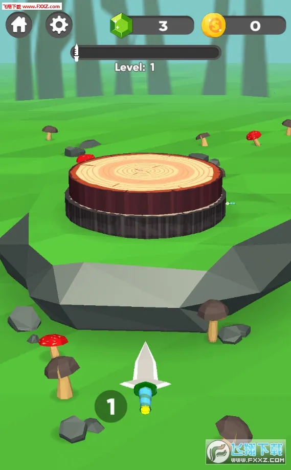 飞刀挑战赛(飞刀射击游戏) 飞刀挑战赛(飞刀射击游戏)