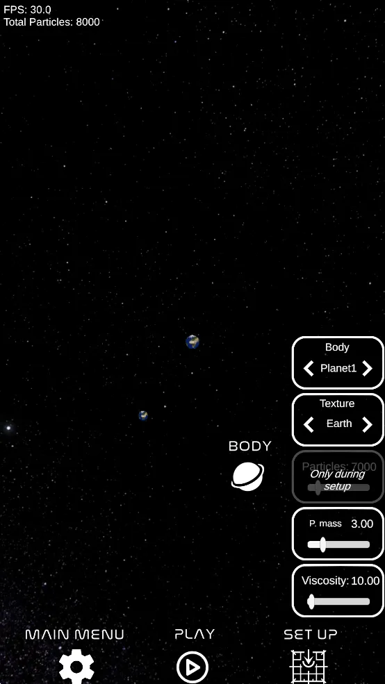 太空碰撞(天体模拟游戏) 太空碰撞(天体模拟游戏)