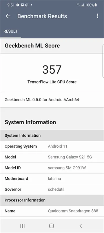 Geekbench ML