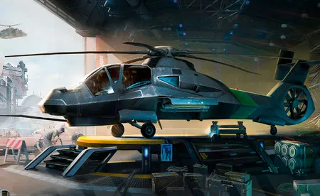 现代战争直升机